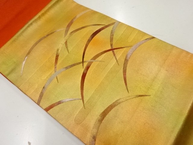 JAPANESE KIMONO / VINTAGE NAGOYA OBI / WOVEN GRASS